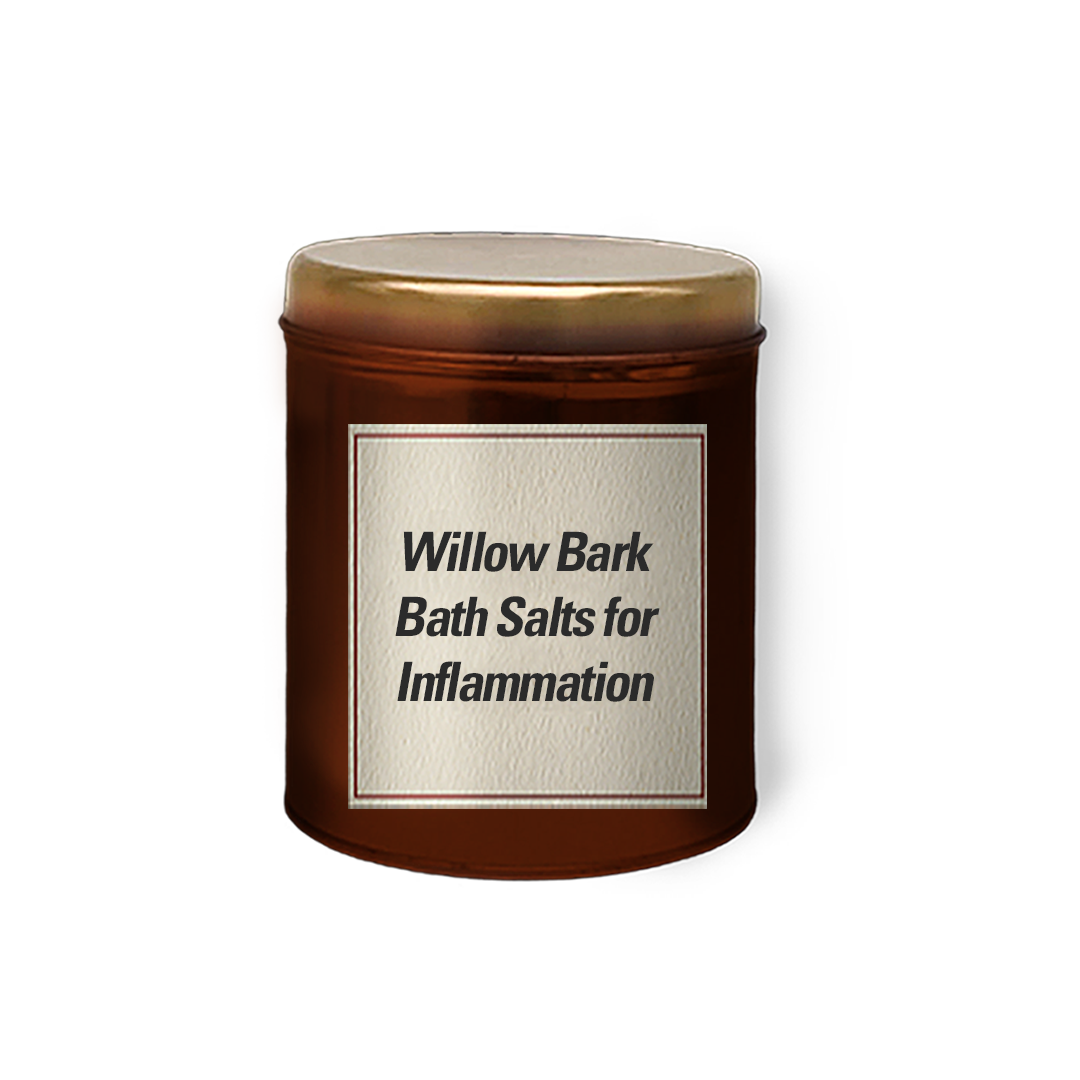 Willow Bark Bath Salts for Inflammation