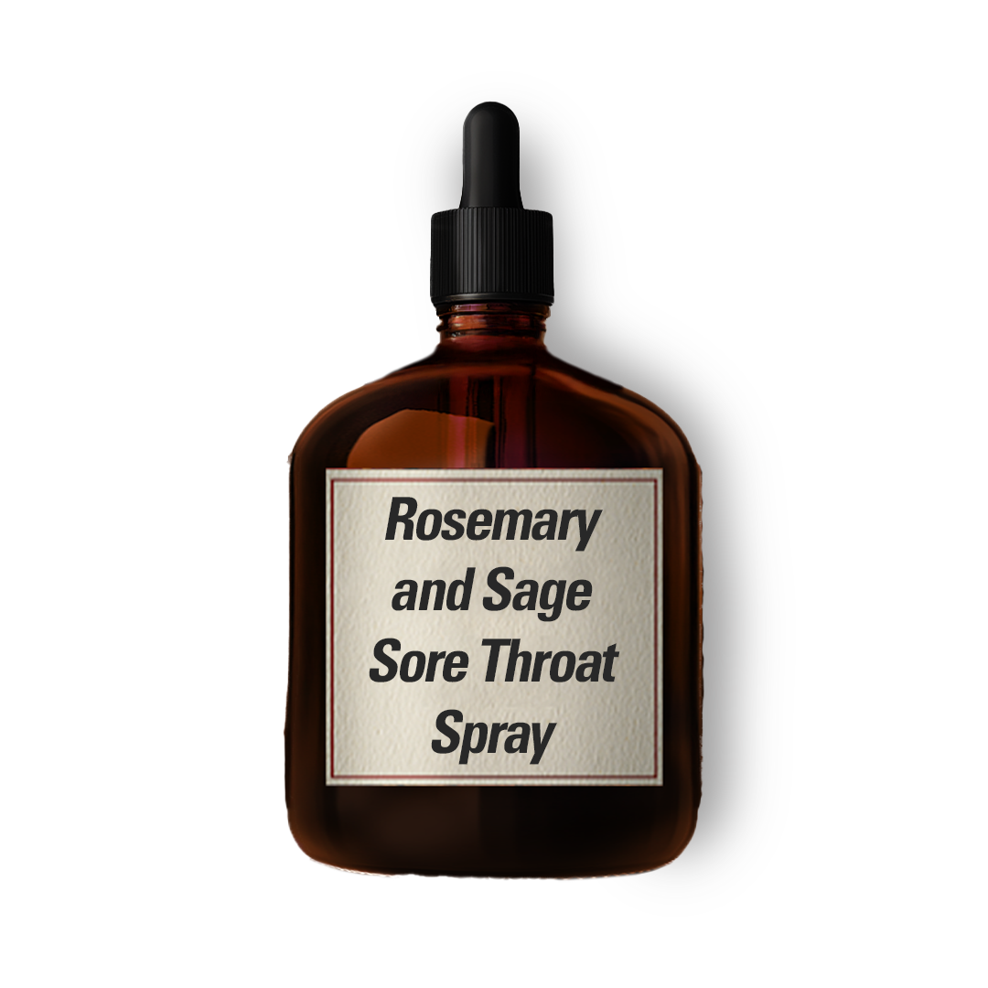 Rosemary and Sage Sore Throat Spray