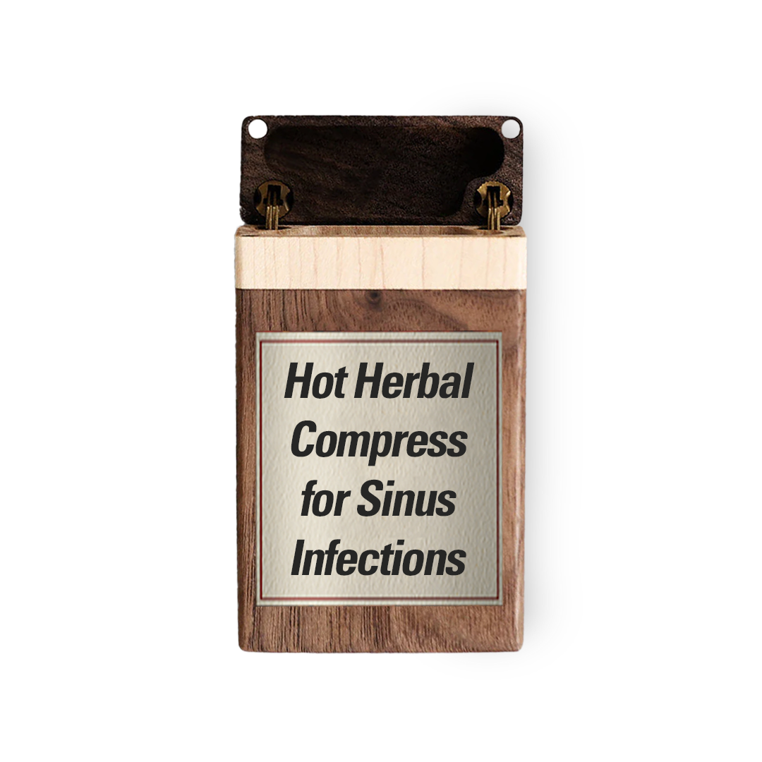 Hot Herbal Compress for Sinus Infections