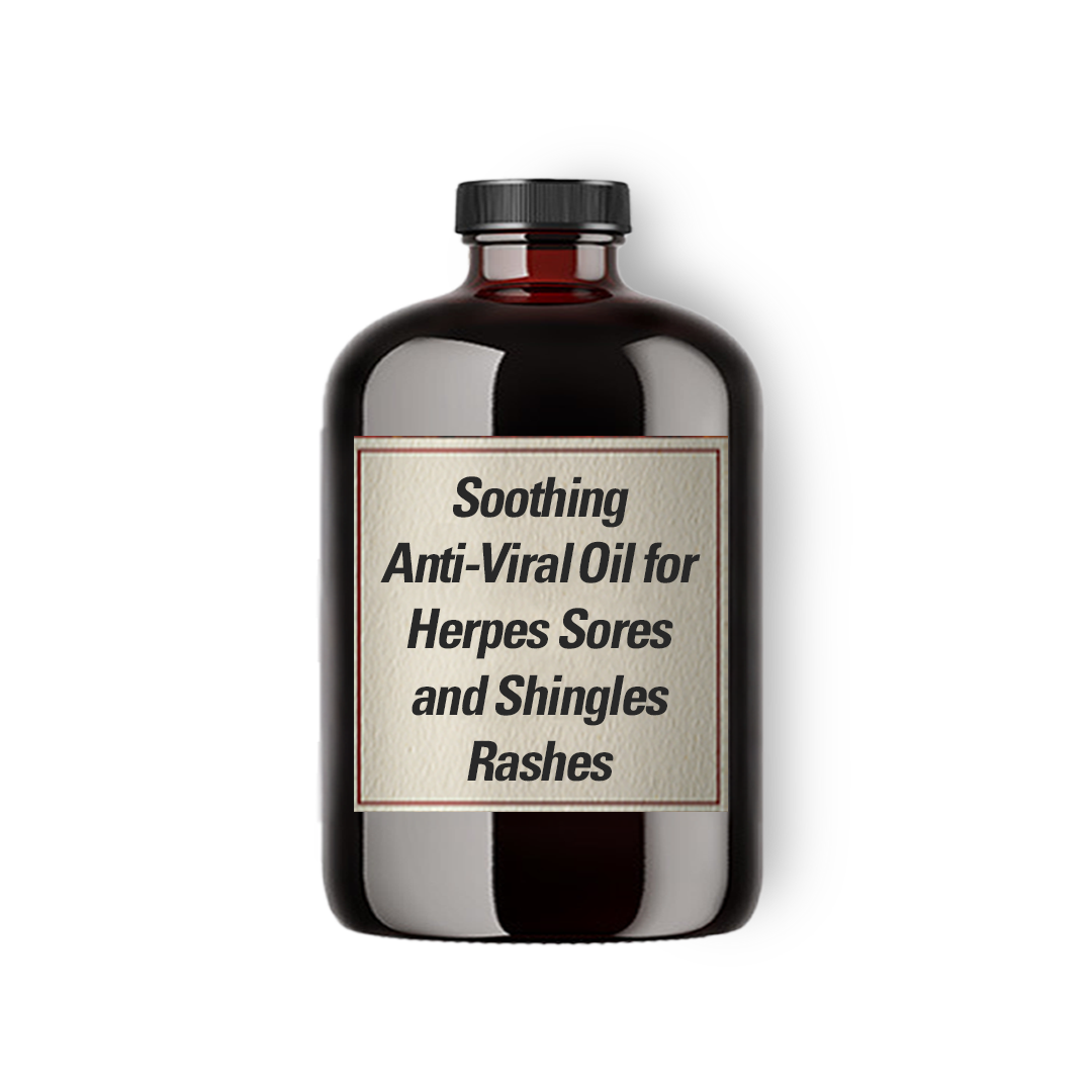 Soothing Anti-Viral Oil for Herpes Sores and Shingles Rashes