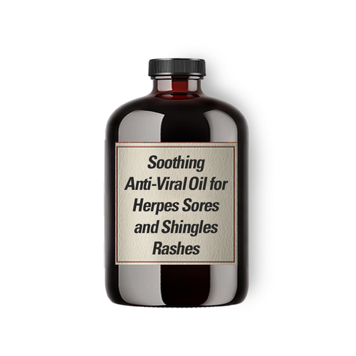 Soothing Anti-Viral Oil for Herpes Sores and Shingles Rashes