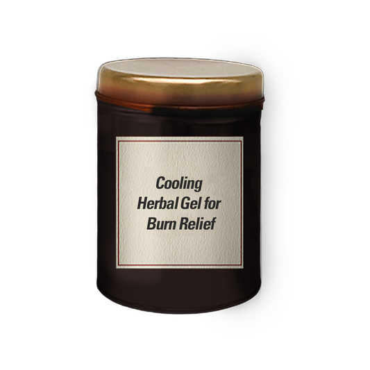 Cooling Herbal Gel for Burn Relief