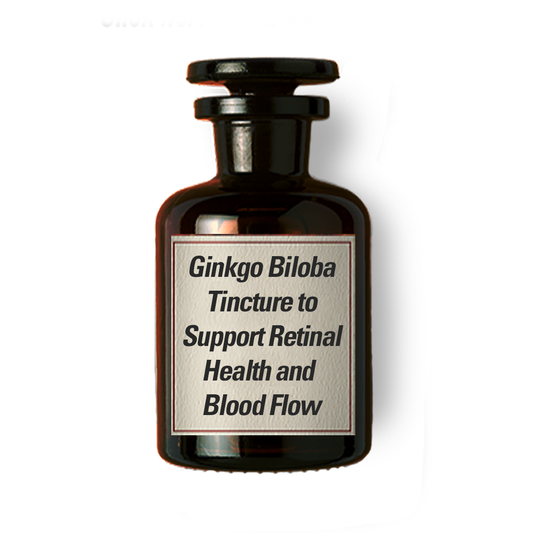 Ginkgo Biloba Tincture to Support Retinal Health and Blood Flow