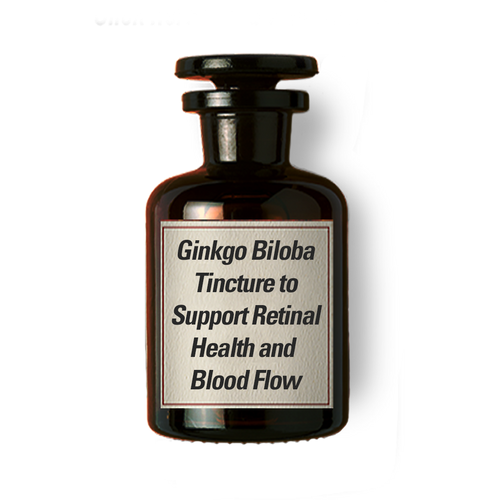 Ginkgo Biloba Tincture to Support Retinal Health and Blood Flow