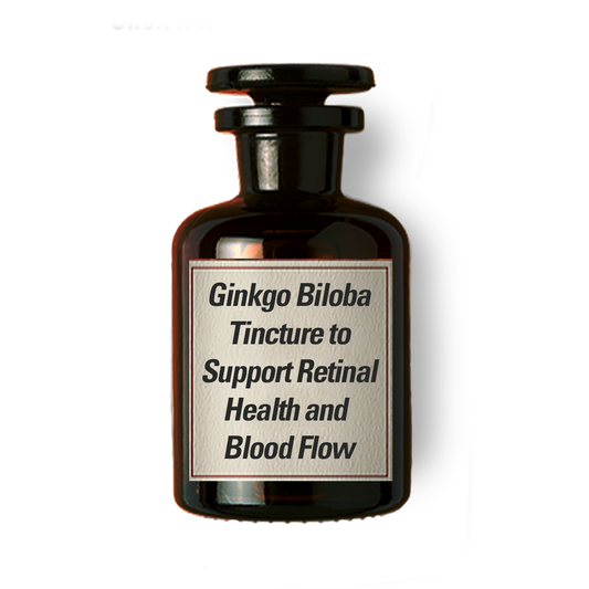 Ginkgo Biloba Tincture to Support Retinal Health and Blood Flow