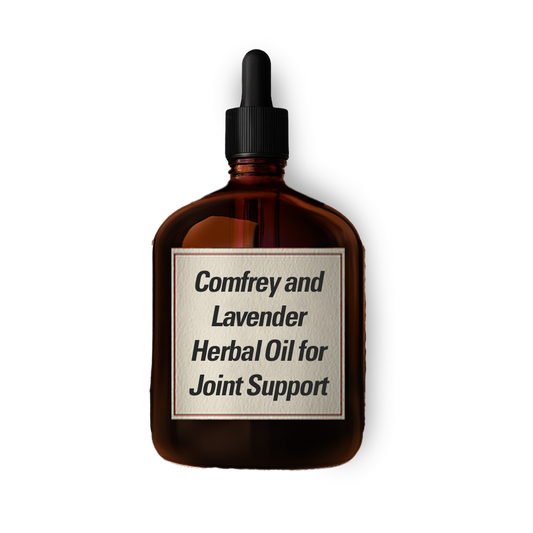 Comfrey and Lavender Herbal Oil for Joint Support