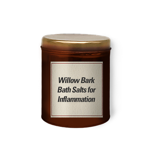 Willow Bark Bath Salts for Inflammation