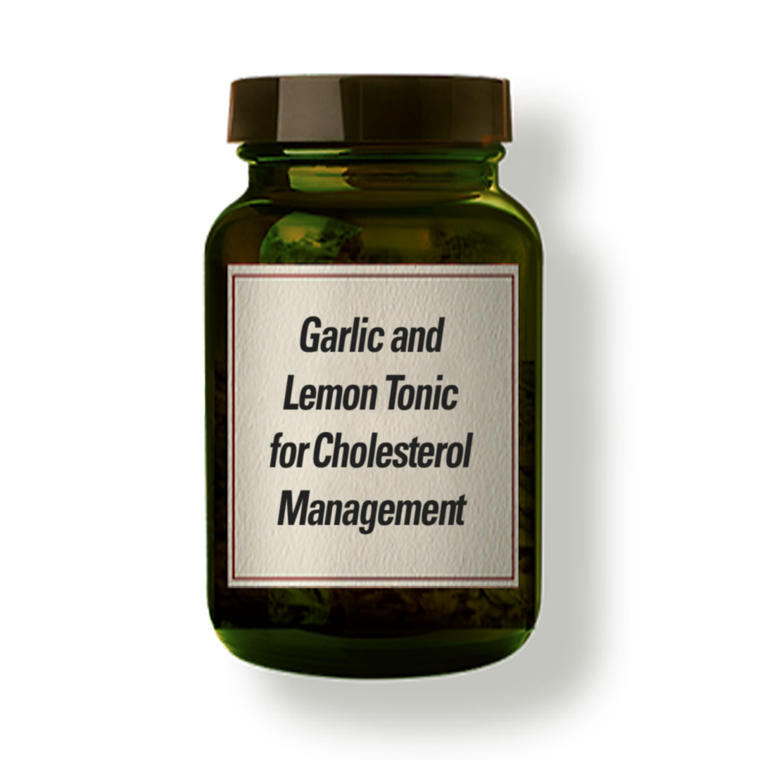Garlic and Lemon Tonic for Cholesterol Management