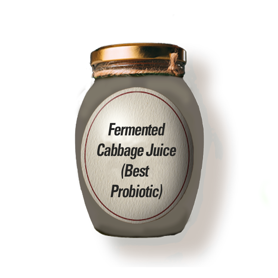 Fermented Cabbage Juice (Best Probiotic)