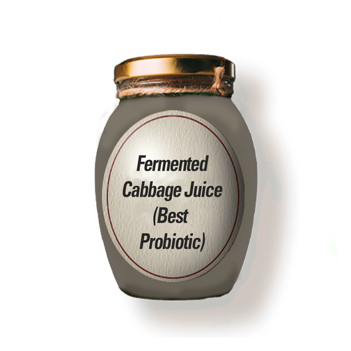 Fermented Cabbage Juice (Best Probiotic)
