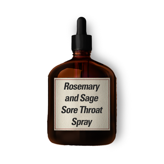 Rosemary and Sage Sore Throat Spray