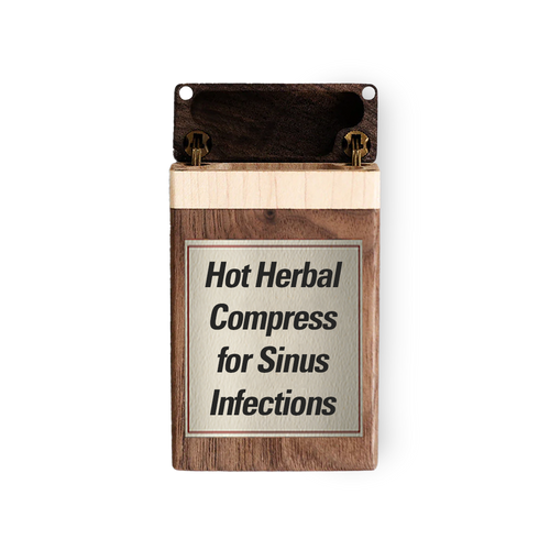 Hot Herbal Compress for Sinus Infections