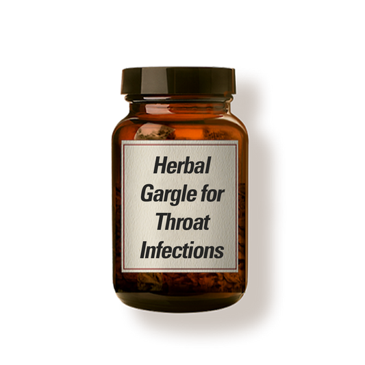 Herbal Gargle for Throat Infections